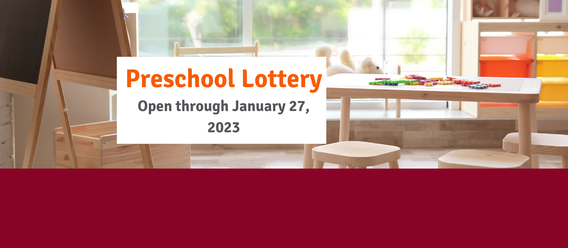 <h2>Preschool Lottery Open</h2>
<p>If you have a child turning 3 or 4 by Sept. 1, 2023, check out our preschool program!<br />
&nbsp;<br />
<a href="https://ec.bps101.net/preschool-program/" class="button ">Details Here</a></p>
